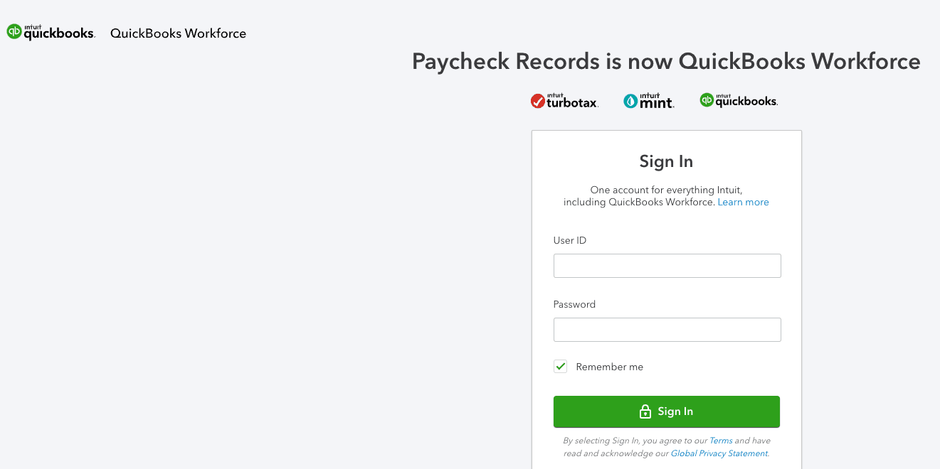 paycheck records