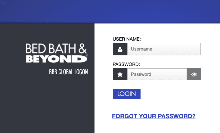 myhr bed bath and beyond employee login tips