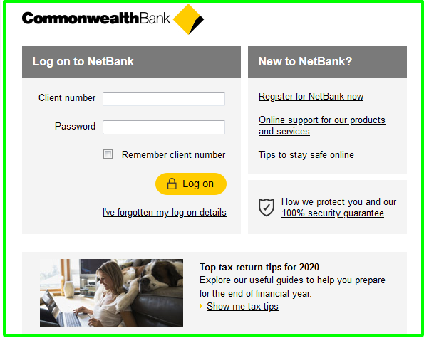 NetBank_Log_on