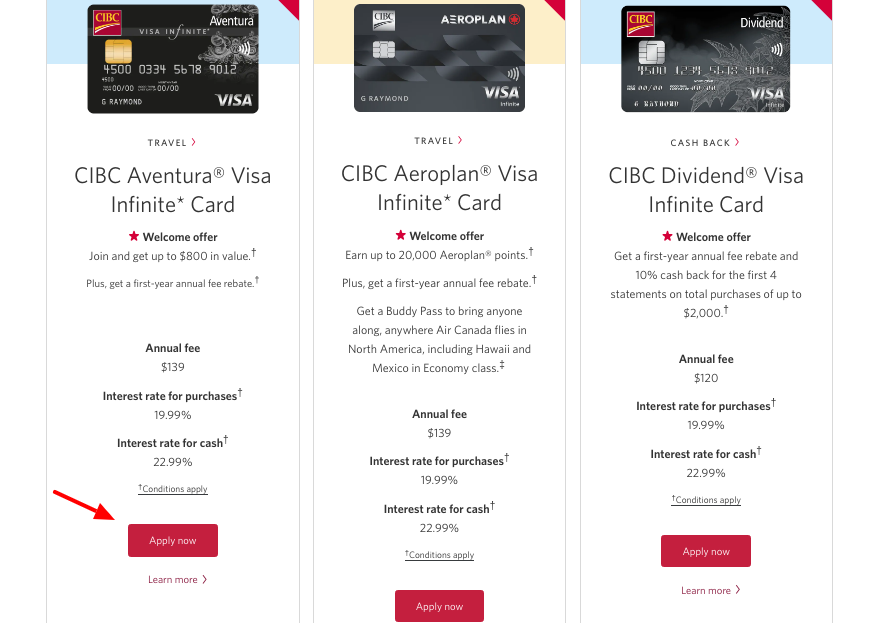 CIBC Credit Card Apply
