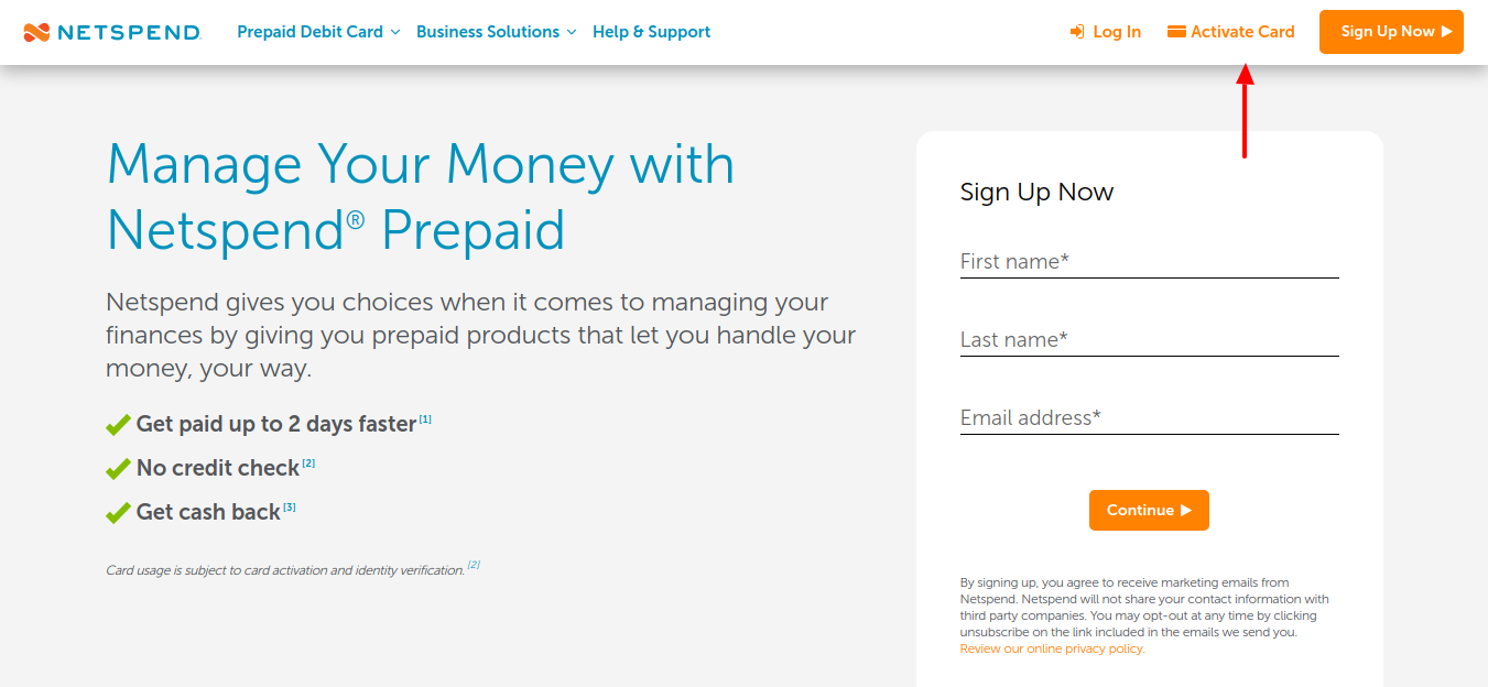 Netspend Credit Card Activate