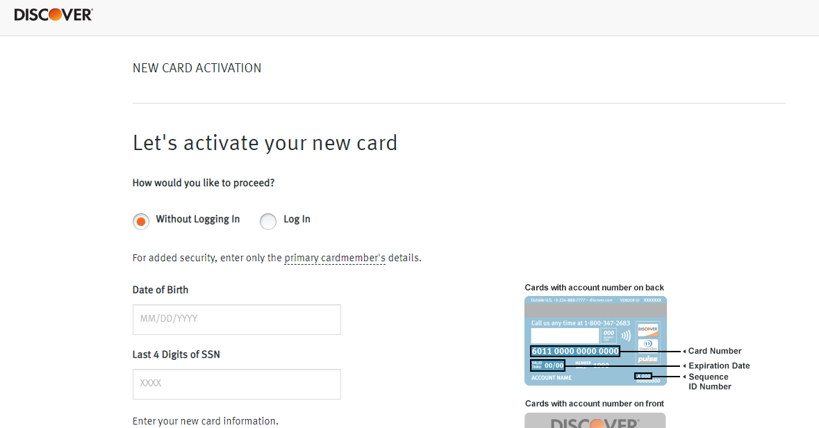 Discover Card Activate