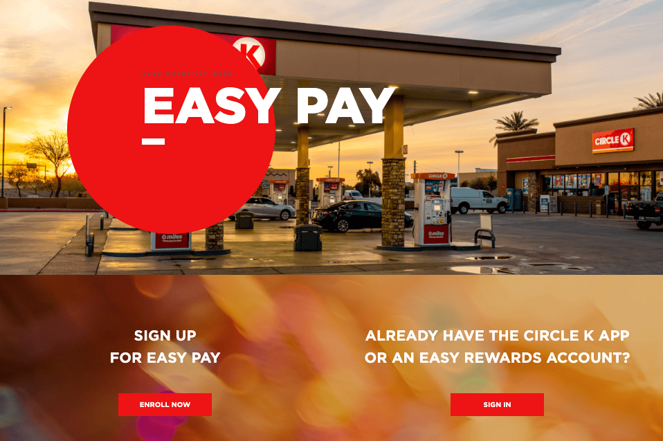 Circle K Easy Pay Login