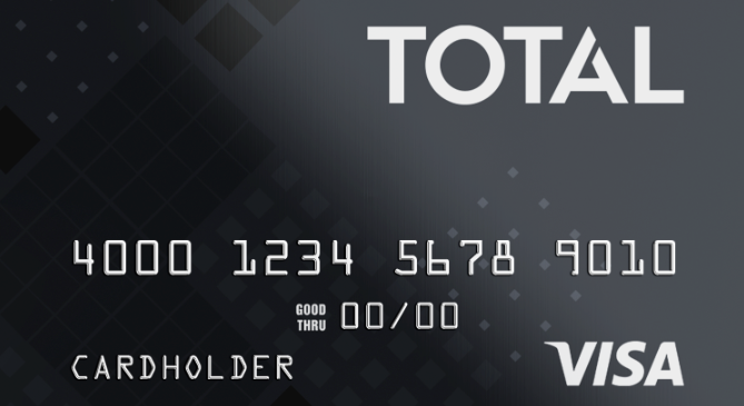 total visa card pre approval page