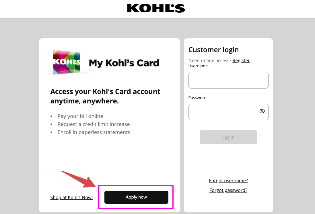 Kohls Credit Card Apply