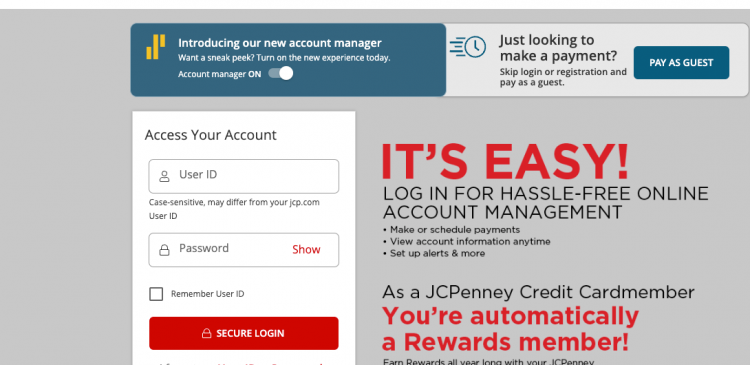 jcpenny credit card image