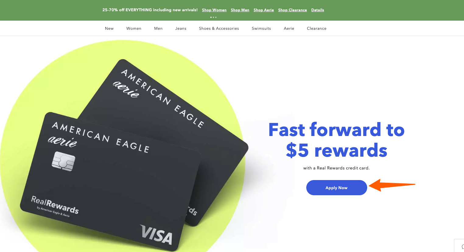 American Eagle Credit Card Apply