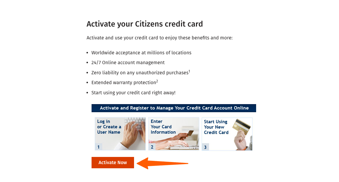 Citizens Bank Debit Card Activation